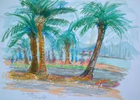 peinture : Cannes. La Croisette n°8.