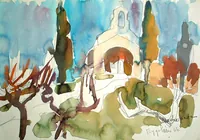 peinture : Eygalières.