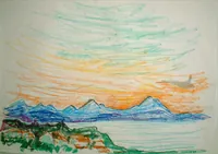 peinture : La Corse n°6