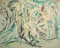 peinture : Les danseuses n°1
