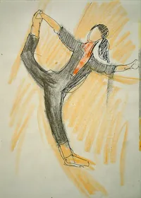 peinture : Danseuse
