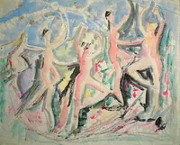 peinture : Les danseuses n°2