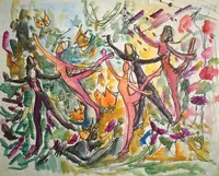 peinture : Les danseuses n°4