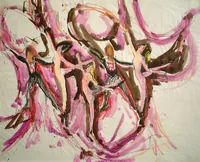 peinture : Les danseuses n°10