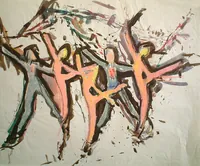 peinture : Les danseuses n°12