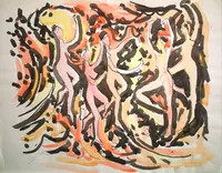 peinture : Les danseuses n°14