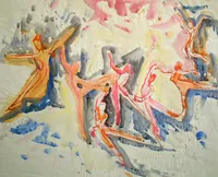 peinture : Les danseuses n°20