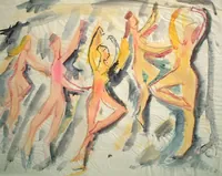 peinture : Les danseuses n°21