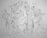peinture : Les danseuses n°28