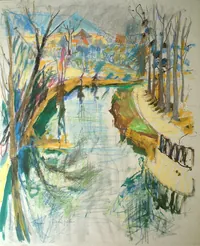 peinture : Le canal