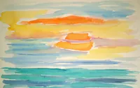 peinture : Ciel et mer n°3