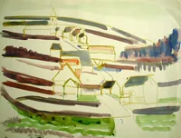 peinture : Vaux Saules n°4