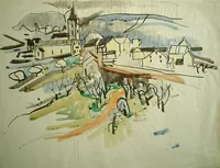 peinture : Vaux Saules n°5