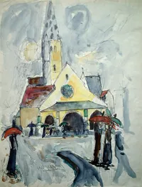 peinture : Eglise St Philibert. Dijon n°3
