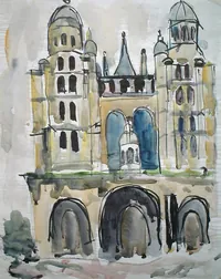 peinture : Eglise St Michel. Dijon