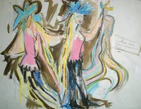peinture : A la place des Vosges, à Paris
