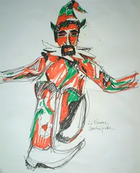 peinture : Le faune n°4