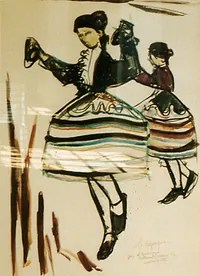 peinture : Espagne n°3 . Jeux d'automne
