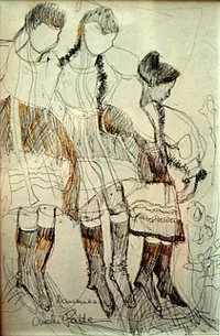 peinture : Danseuses n°3