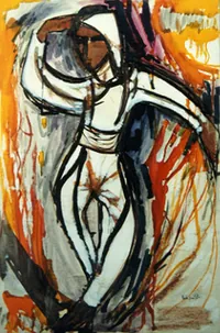 peinture : Yougoslavie n°1 .Partisan