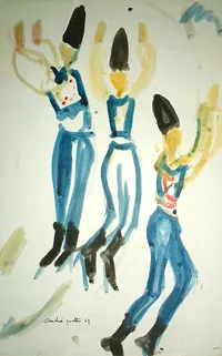peinture : Danseurs n°4