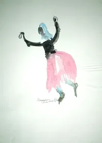 peinture : Danseuse n°12