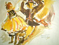 peinture : Pologne n°11. Danses