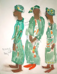 peinture : Nigéria n°1