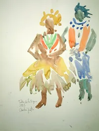 peinture : Fêtes de la vigne n°1