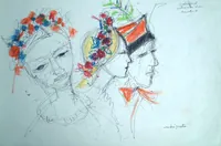 peinture : Pologne. Cracovie