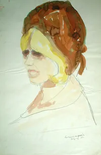 peinture : Brigitte Bardot n°3