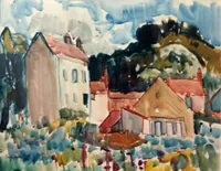 peinture : Flavignerot n°1