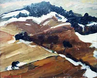 peinture : Montagne du Télégraphe...