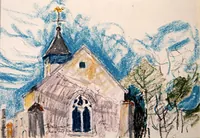 peinture : Le vitrail et l'église