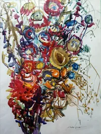 peinture : Composition florale n°3
