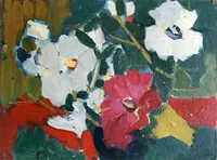 peinture : Fleurs du jardin n°3