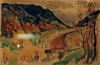 peinture : Aux environs de Reulle Vergy