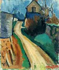 peinture : Sur la route