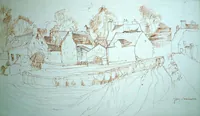 peinture : Gevrey-Chambertin n°1