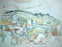 peinture : Arcenant n°1. Htes Côtes