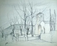 peinture : Gevrey n°2. Bourgogne
