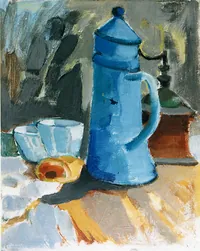 peinture : La cafetière