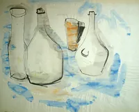 peinture : Les bouteilles