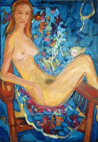 peinture : Nu assis n°1