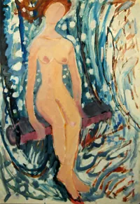 peinture : Nu assis n°2