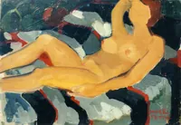 peinture : Nu allongé n°4