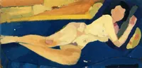 peinture : Nu allongé n°5