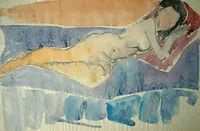 peinture : Nu allongé n°10