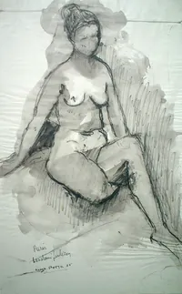 peinture : A l'académie Julian n°5