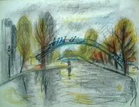 peinture : Le canal St Martin
